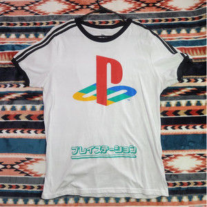 Playstation Japanese White Shirt Size Large